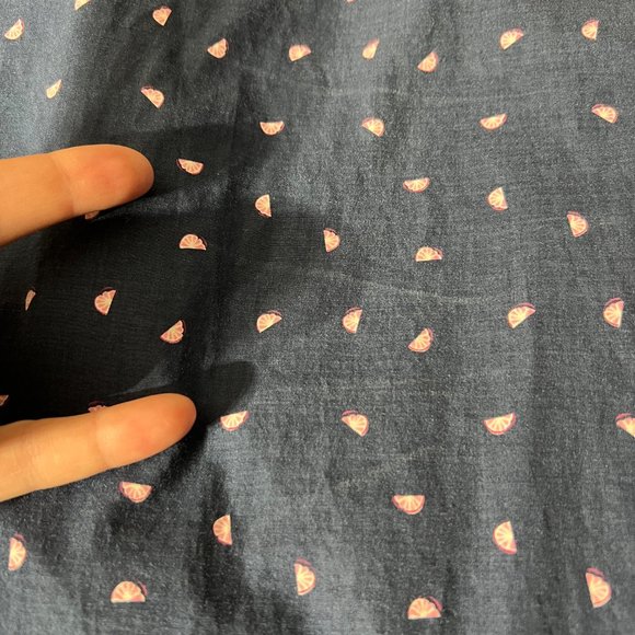 Bonobos Shirt Mens 16x35 Slim Fit Button Down Fruit Slice Long Sleeve Stretch - Picture 6 of 9